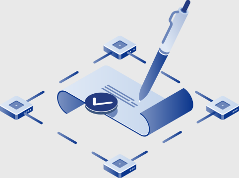 Ilustración de firma electrónica de InfiFirmas